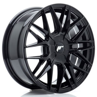 JR Wheels JR28 16x7 ET20-40 BLANK Gloss Black