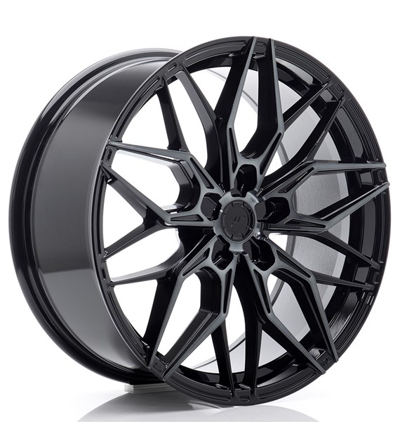 JR Wheels JR46 19x8 ET20-40 5H BLANK Black Machined w/Tinted Face