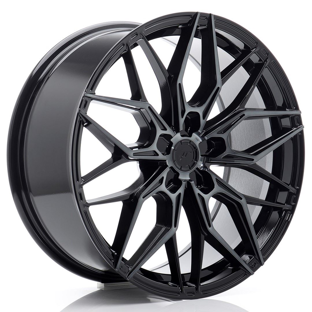 JR Wheels JR46 19x8 ET20-40 5H BLANK Black Machined w/Tinted Face