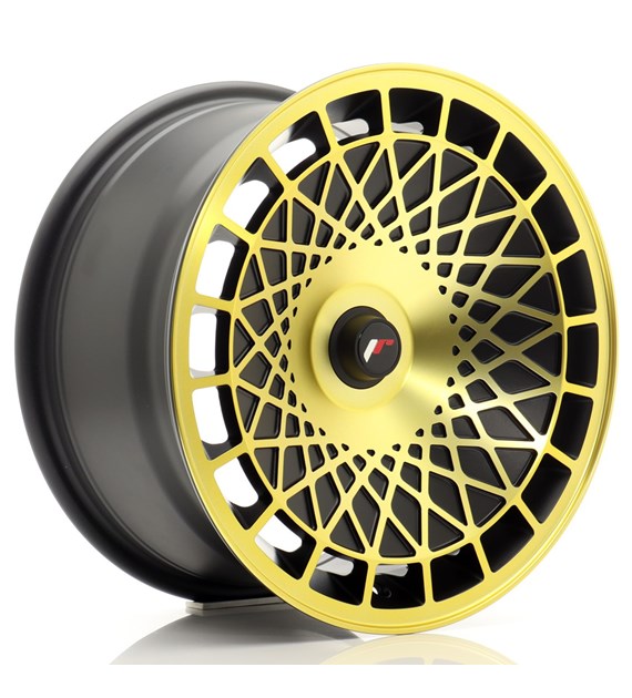 JR Wheels JR14 16x8 ET25 Blank Black Gold Finish