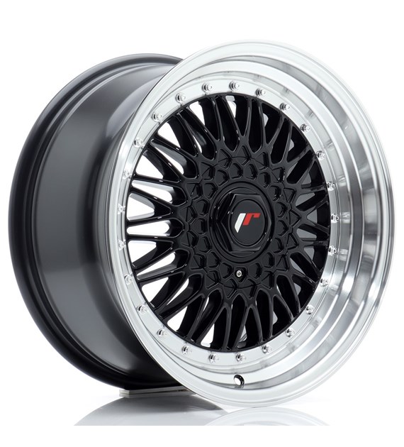 JR Wheels JR9 17x8,5 ET20 4x100/108 Gloss Black w/Machined Lip