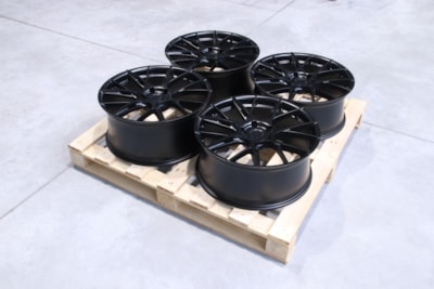 Set of JR42 20x8,5 ET43 + 20x9 ET43 5x120 Matt Black