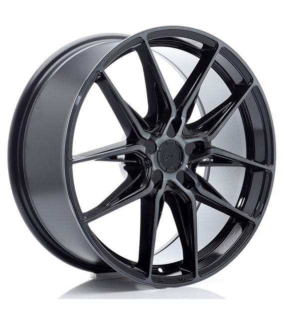 JR Wheels JR44 19x8 ET20-40 5H BLANK Black Machined w/Tinted Face