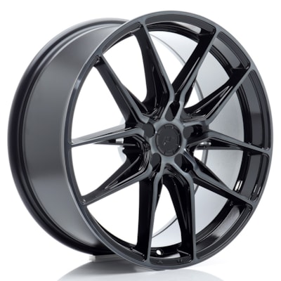 JR Wheels JR44 19x9 ET20-51 5H BLANK Black Machined w/ Tinted Face