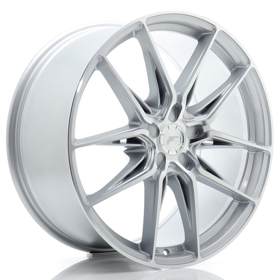 JR Wheels JR44 20x9,5 ET20-57 5H BLANK Silver w/ Machined Face