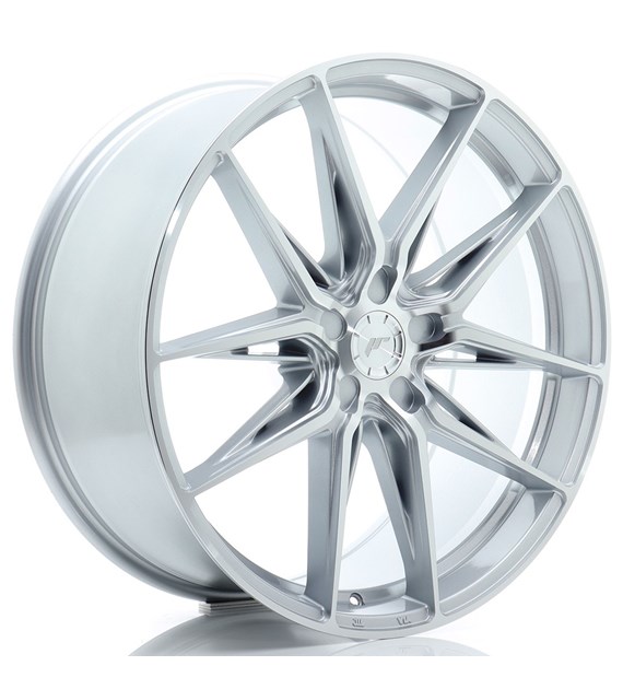 JR Wheels JR44 21x9 ET20-40 5H BLANK Silver w/ Machined Face