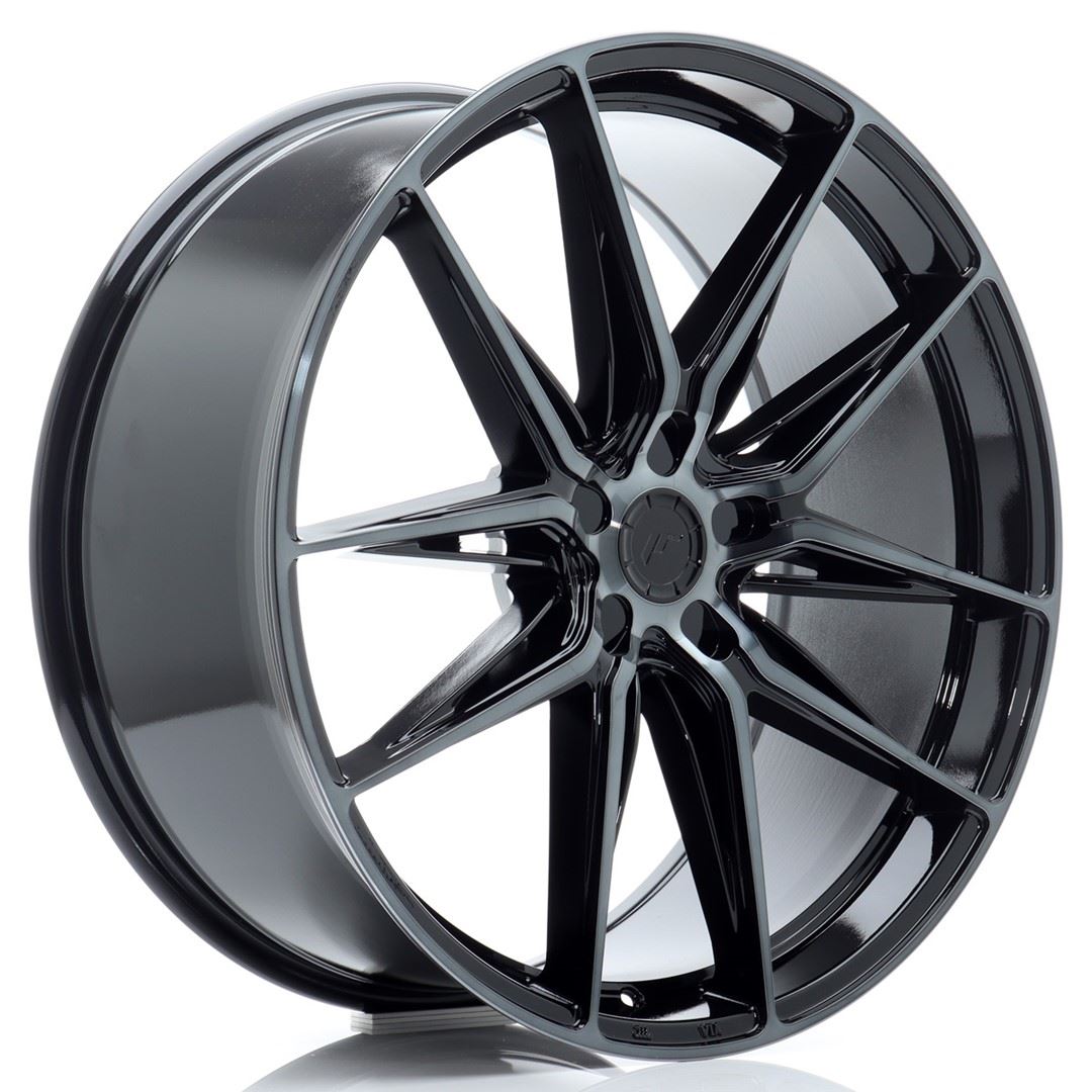 JR Wheels JR44 22x9 ET15-35 5H BLANK Black Machined w/Tinted Face