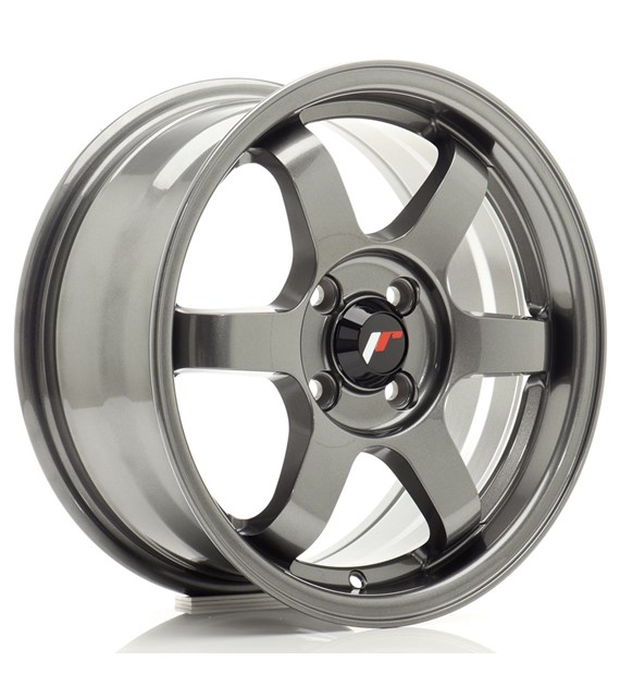 JR Wheels JR3 15x7 ET40 4x100 Gun Metal