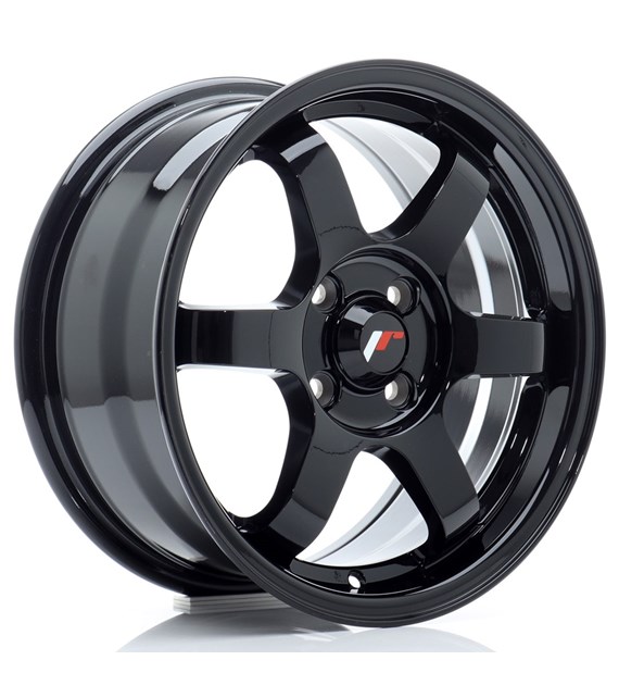 JR Wheels JR3 15x7 ET40 4x100 Gloss Black