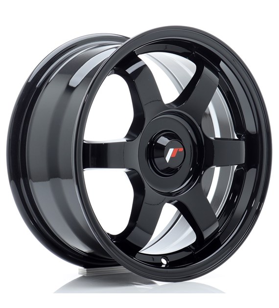 JR Wheels JR3 15x7 ET25-42 BLANK Gloss Black