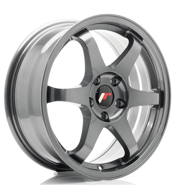 JR Wheels JR3 17x7 ET40 4x100 Gun Metal