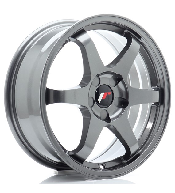 JR Wheels JR3 17x7 ET20-42 5H BLANK Gun Metal