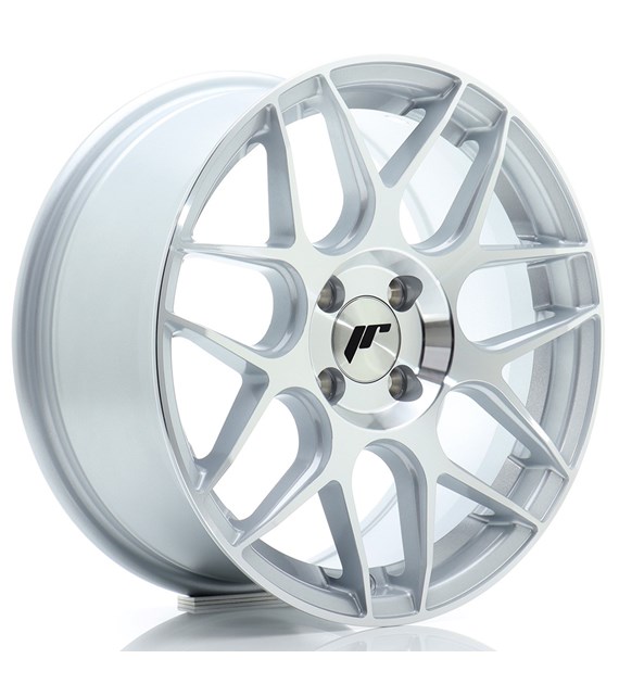 JR Wheels JR18 16x7 ET35 4x100 Silver Machined Face