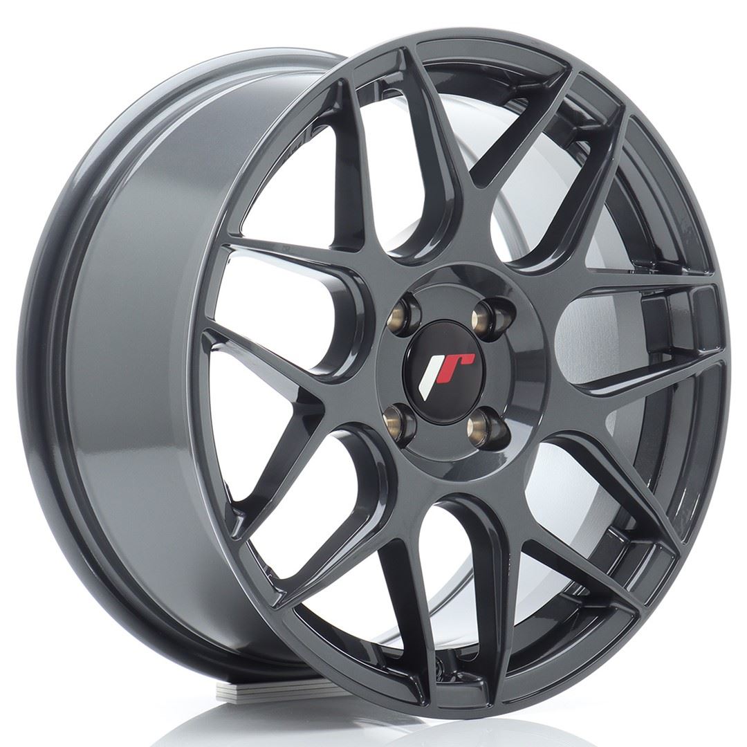 JR Wheels JR18 16x7 ET25 4x108 Hyper Gray