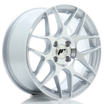 JR Wheels JR18 16x7 ET25 4x108 Silver Machined Face