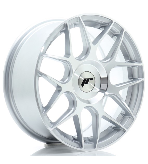 JR Wheels JR18 16x7 ET20-35 BLANK Silver Machined Face