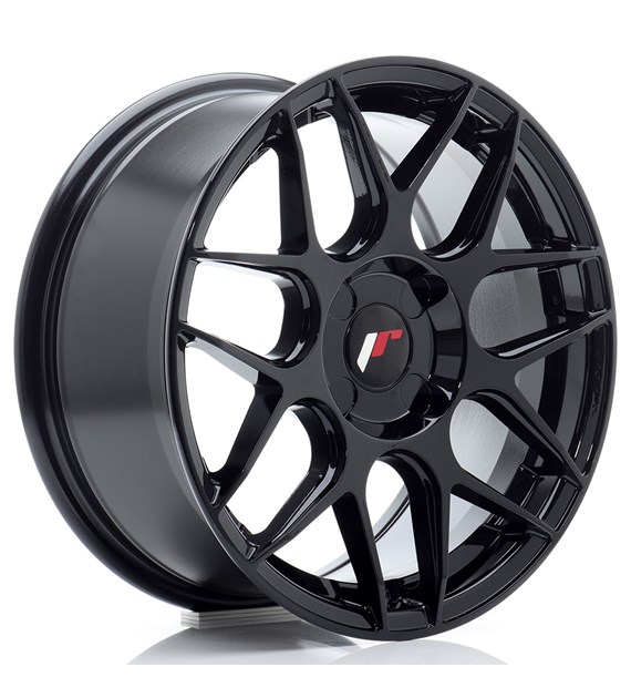 JR Wheels JR18 16x7 ET20-35 4H BLANK Gloss Black