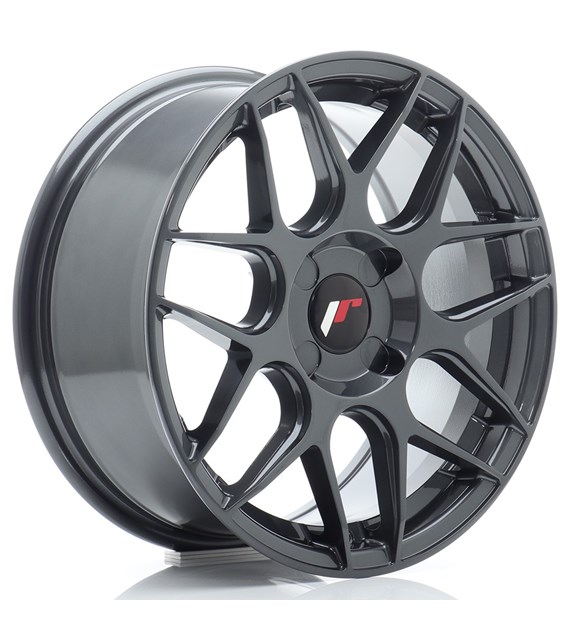 JR Wheels JR18 16x7 ET20-35 4H BLANK Hyper Gray