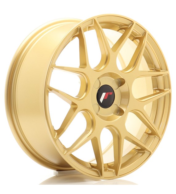 JR Wheels JR18 17x7 ET20-40 4H BLANK Gold