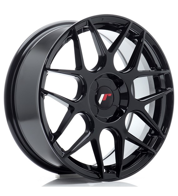 JR Wheels JR18 17x7 ET20-40 4H BLANK Gloss Black