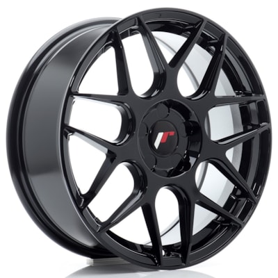JR Wheels JR18 17x7 ET20-40 5H BLANK Gloss Black