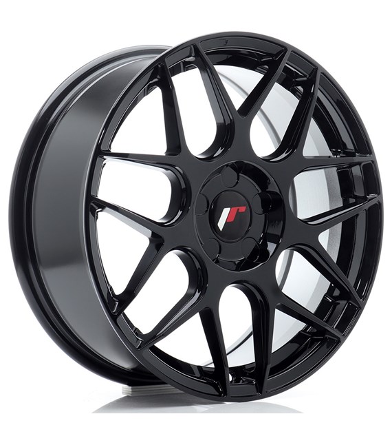 JR Wheels JR18 17x7 ET20-40 5H BLANK Gloss Black