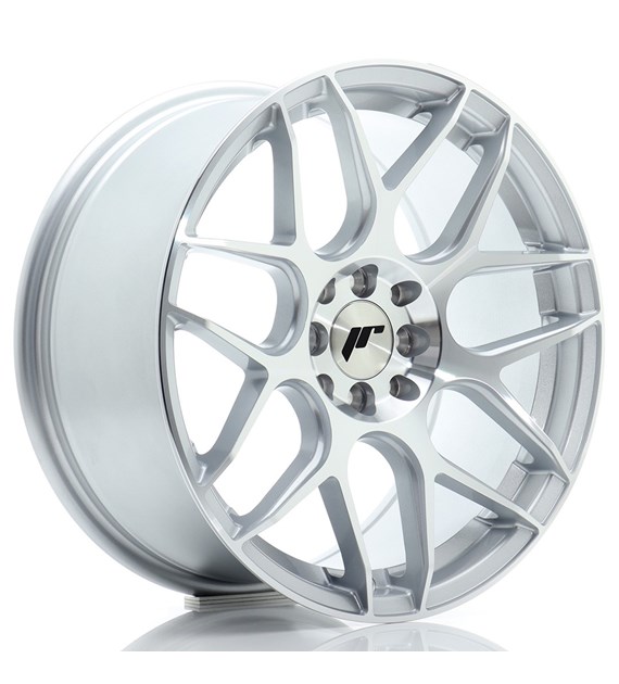 JR Wheels JR18 17x8 ET35 4x100/114 Silver Machined Face