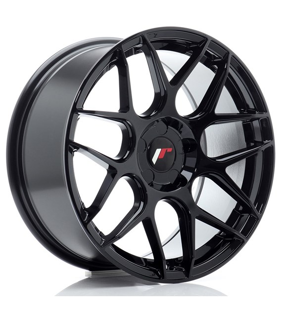 JR Wheels JR18 17x8 ET20-35 5H BLANK Gloss Black