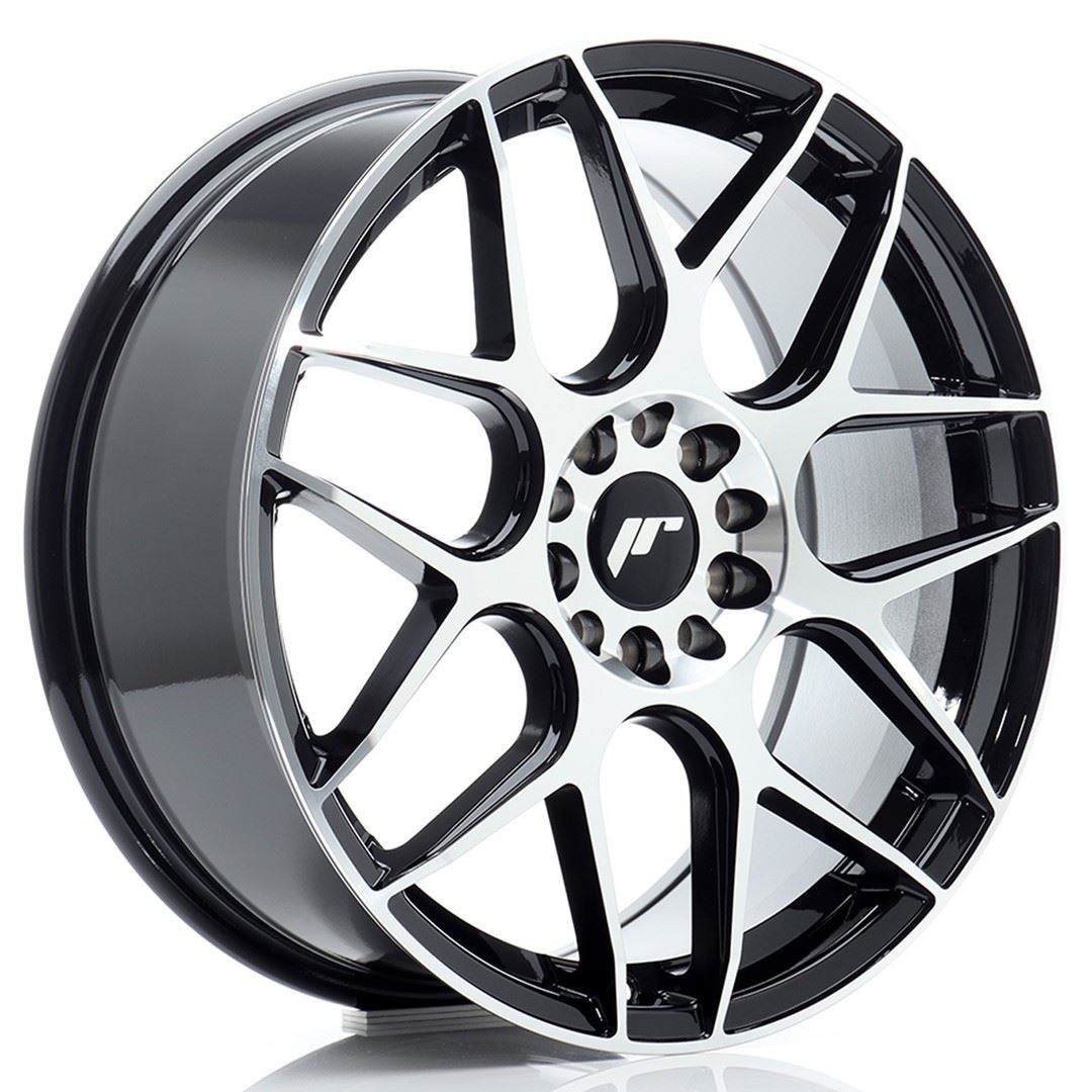 JR Wheels JR18 18x7,5 ET40 5x112/114 Black Machined Face