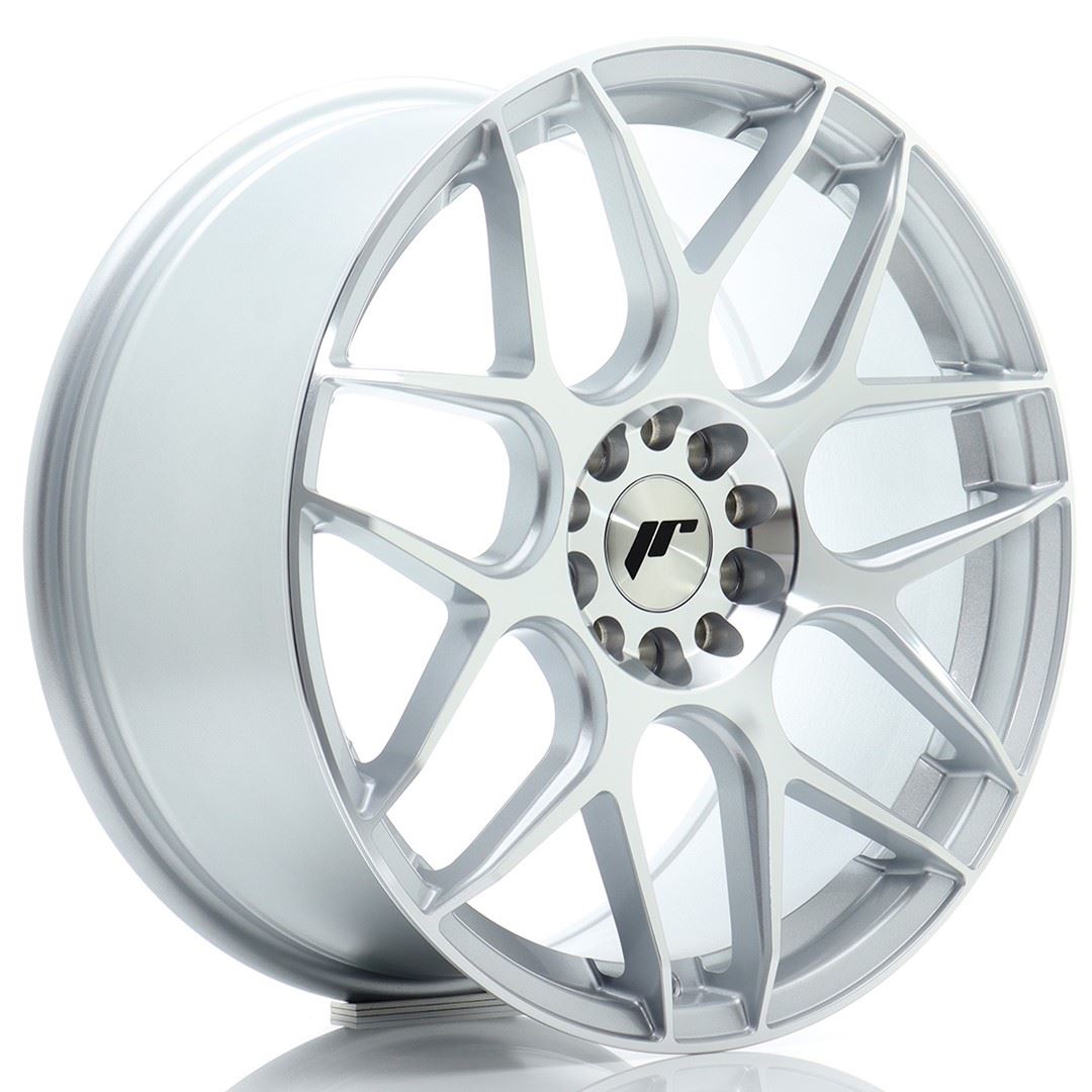 JR Wheels JR18 18x8,5 ET45 5x112/114 Silver Machined Face