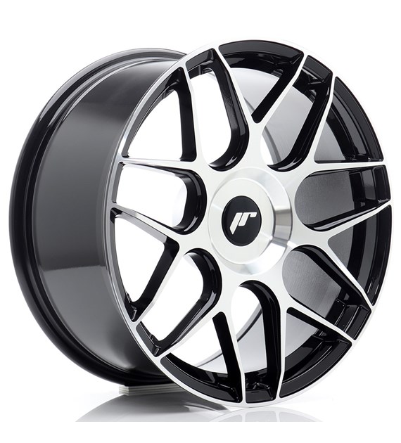 JR Wheels JR18 18x8,5 ET20-45 BLANK Black Machined Face