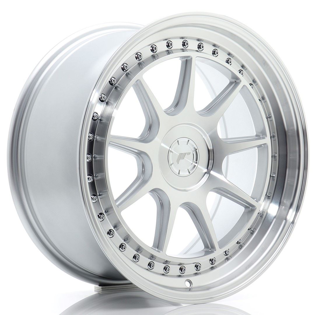 JR Wheels JR47 18x8,5 ET15-35 5H BLANK Silver Machined Face