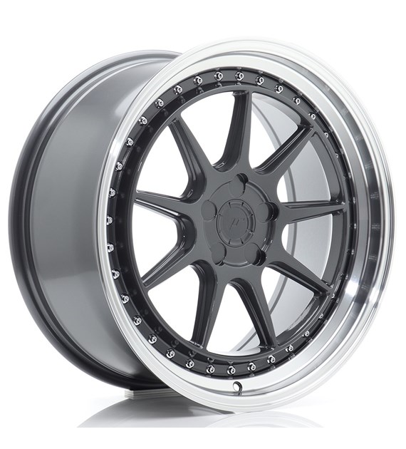 JR Wheels JR47 19x8,5 ET15-35 5H BLANK Hyper Gray w/Machined Lip