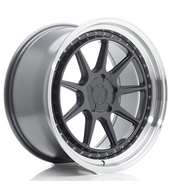 JR Wheels JR47 19x9,5 ET15-35 5H BLANK Hyper Gray w/Machined Lip