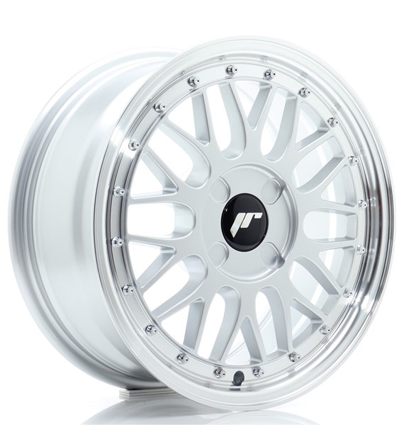 JR Wheels JR23 16x7 ET20-45 4H BLANK Hyper Silver w/Machined Lip