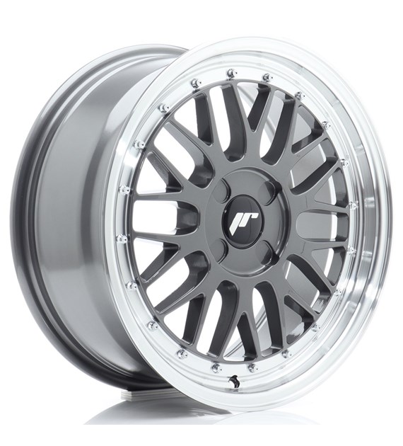 JR Wheels JR23 17x7,5 ET20-40 4H BLANK Hyper Gray w/Machined Lip