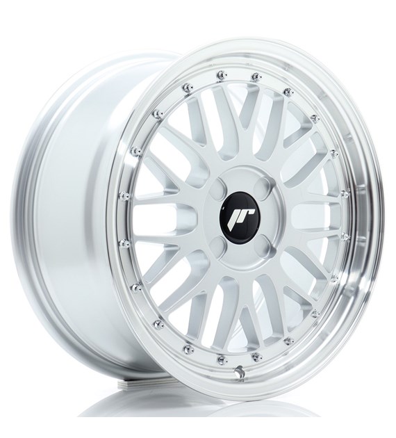 JR Wheels JR23 17x7,5 ET20-40 4H BLANK Hyper Silver w/Machined Lip