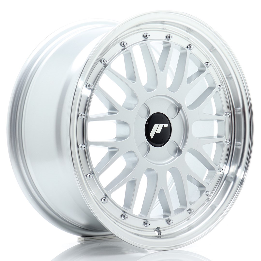 JR Wheels JR23 17x7,5 ET20-40 4H BLANK Hyper Silver w/Machined Lip