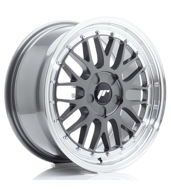 JR Wheels JR23 17x7,5 ET20-40 5H BLANK Hyper Gray w/Machined Lip