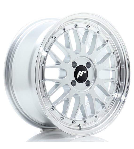 JR Wheels JR23 17x8 ET35 4x100 Hyper Silver w/Machined Lip