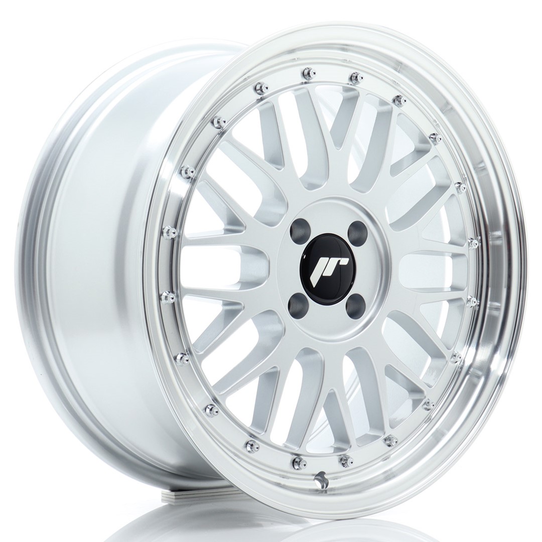 JR Wheels JR23 17x8 ET35 4x100 Hyper Silver w/Machined Lip