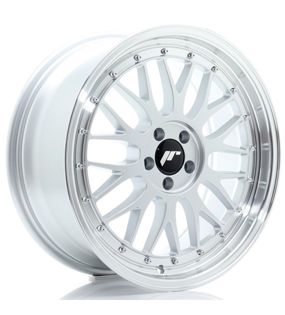 JR Wheels JR23 18x8 ET35 5x100 Hyper Silver w/Machined Lip