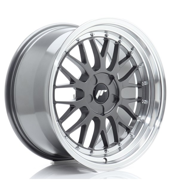 JR Wheels JR23 18x9,5 ET20-48 5H BLANK Hyper Gray w/Machined Lip