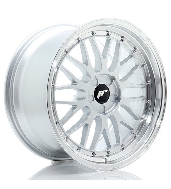 JR Wheels JR23 19x9 ET20-40 5H BLANK Hyper Silver w/Machined Lip