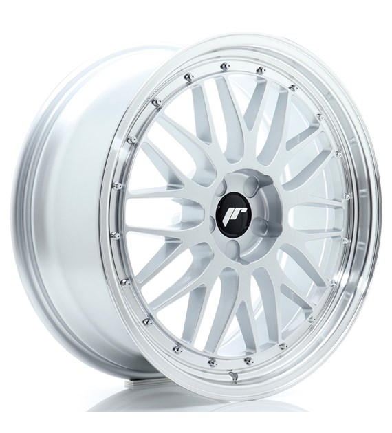 JR Wheels JR23 20x8 ET20-40 5H BLANK Hyper Silver w/Machined Lip