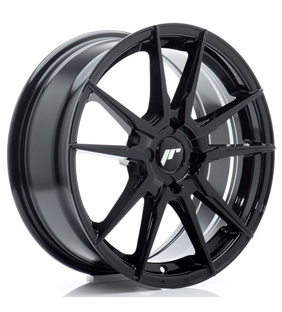 JR Wheels JR21 17x7 ET20-40 4H BLANK Gloss Black