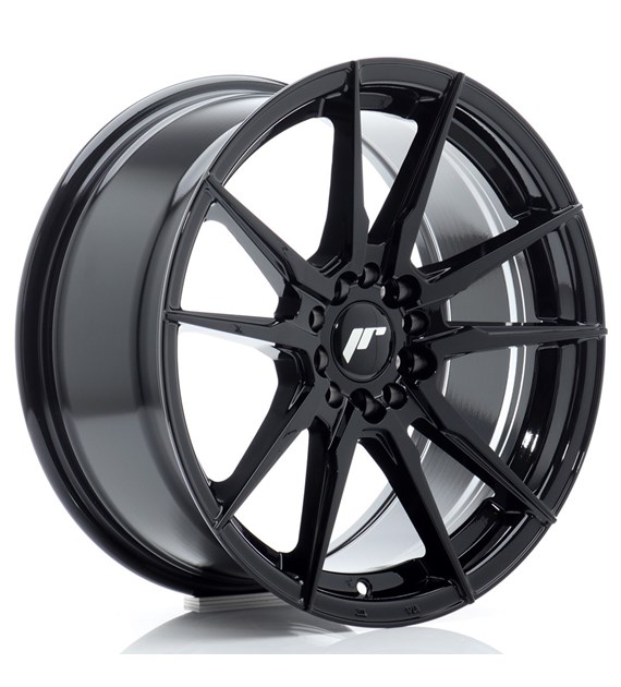 JR Wheels JR21 17x8 ET35 4x100/114 Gloss Black