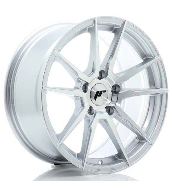 JR Wheels JR21 17x8 ET35 5x100 Silver Machined