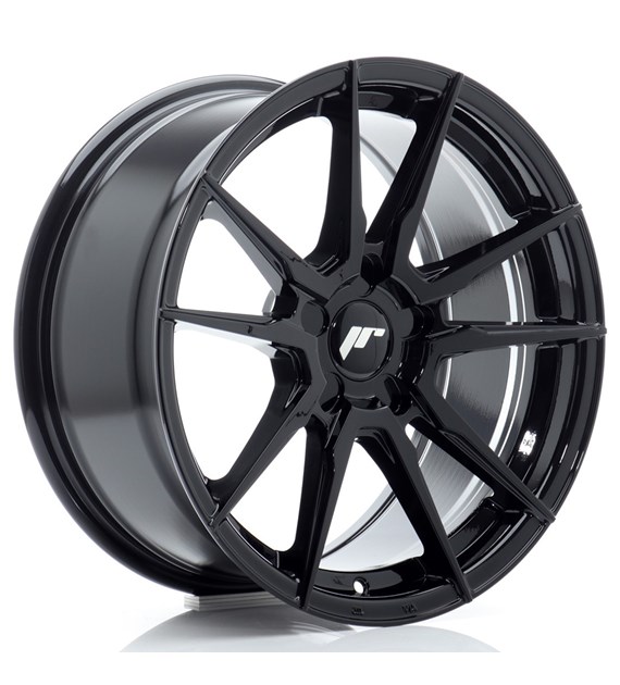 JR Wheels JR21 17x8 ET20-35 5H BLANK Gloss Black