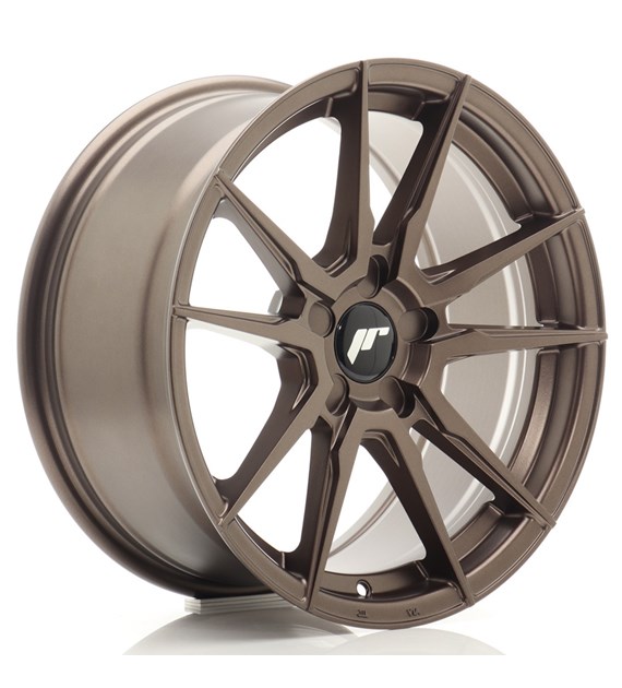 JR Wheels JR21 17x8 ET20-35 5H BLANK Matt Bronze